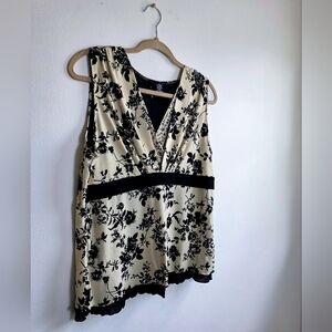 Vintage Y2K New Directions Floral Sleeveless Top